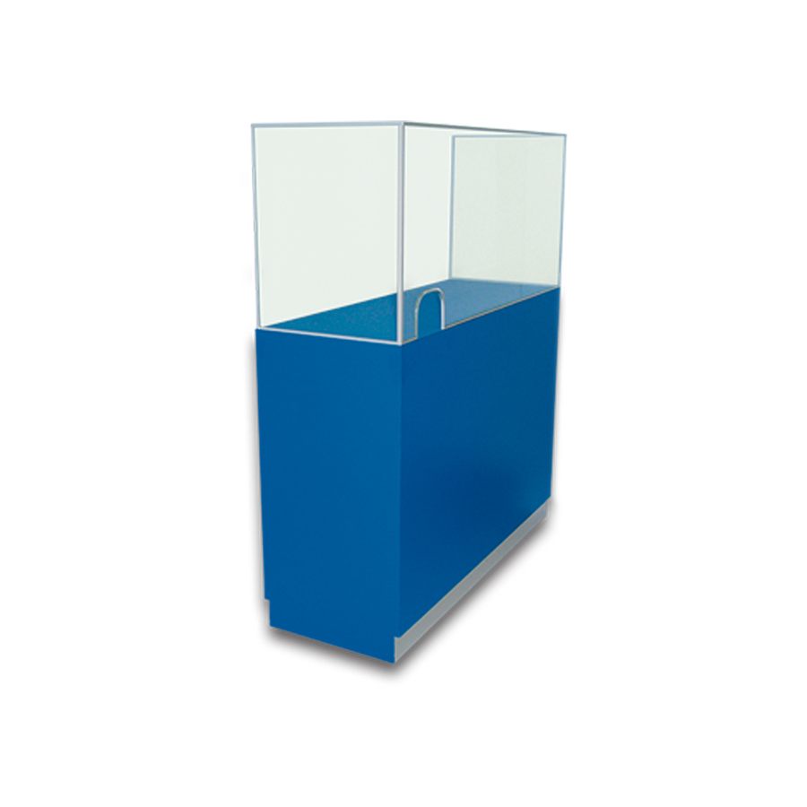 Mueble de caja con cancel, modelo de línea MODEC