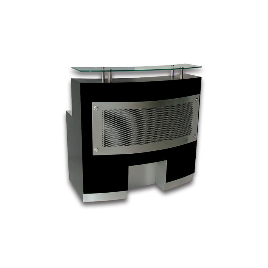 Mueble de recepción color wengué, modelo de línea MODEC